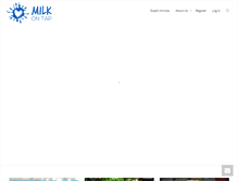 Tablet Screenshot of milkontap.com
